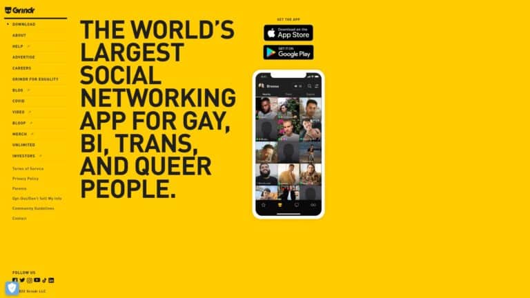 Grindr avis - screenshot